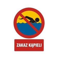 zakaz kąpieli